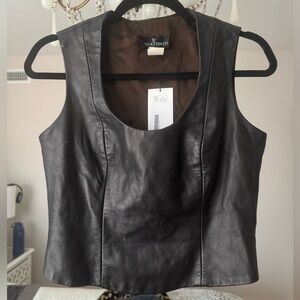 Vintage Leather Top